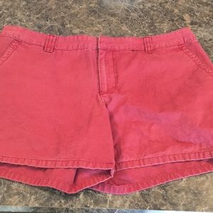 Old Navy Red Khaki Shorts